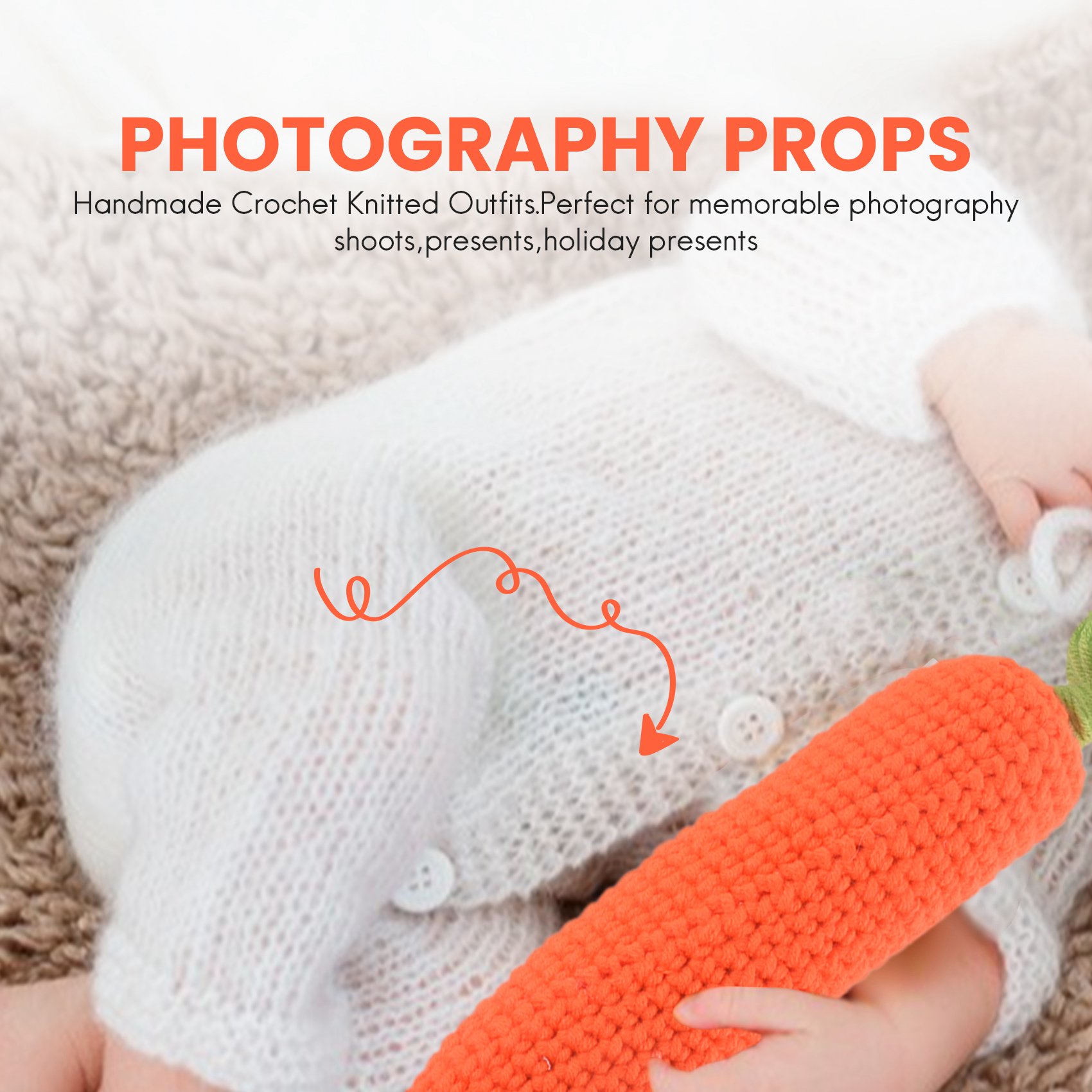 Infant Photography Props Outfit - F-3C Newborn Baby Photography Props Infant