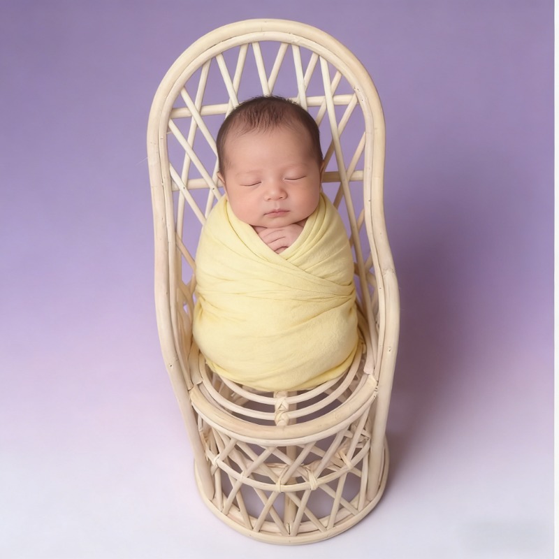 Baby Gear - Handmade Vintage Rattan Chair Newborn Photography