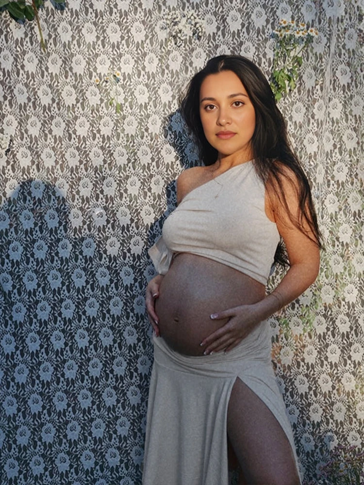 Maternity Wear - Off Shoulder Maternity Dresses Photoshoot Two