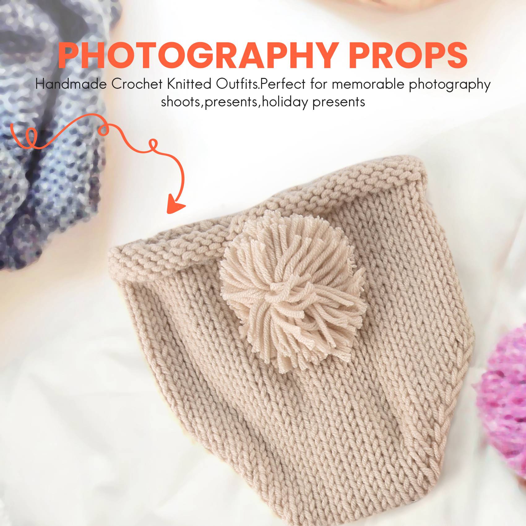 F-3C Newborn Baby Photography  - Infant Photography Props Outfit recension och pris