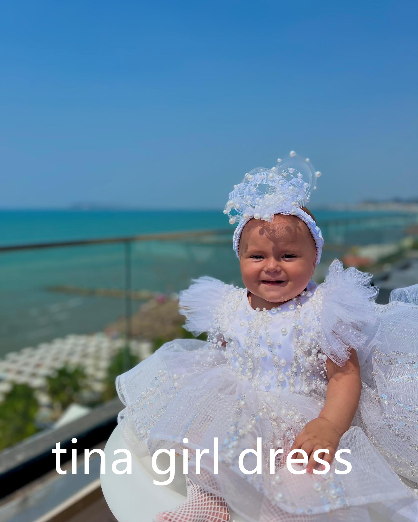 Princess White Flower Girl Dre - Toddler Girl Tulle Party Dress recension och pris