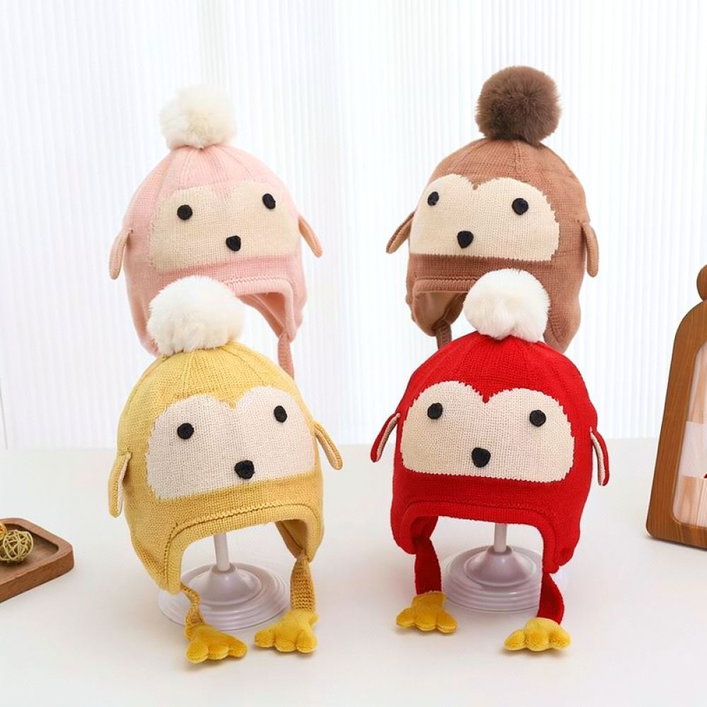 Adorable Baby Knitted Earflap  - Infant Beanie Hat With Ears recension och pris