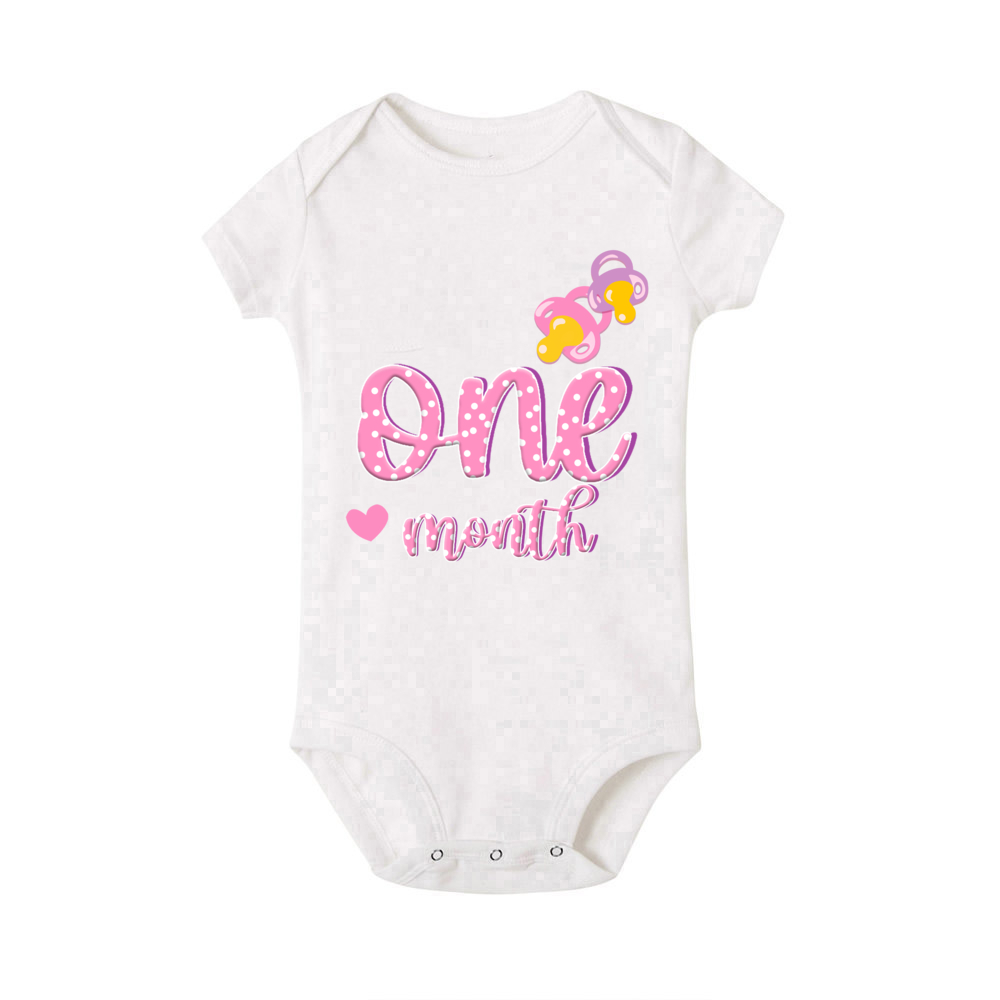 Baby Milestone Clothes Newborn - Infant Photography Props Outfit recension och pris