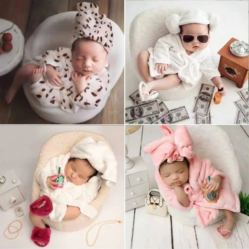 Soft Fleece Newborn Photograph - Infant Photography Props Outfit recension och pris