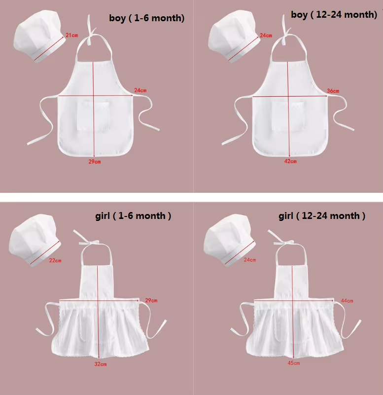 Newborn Baby Chef Costume Phot - Infant Photography Props Outfit recension och pris