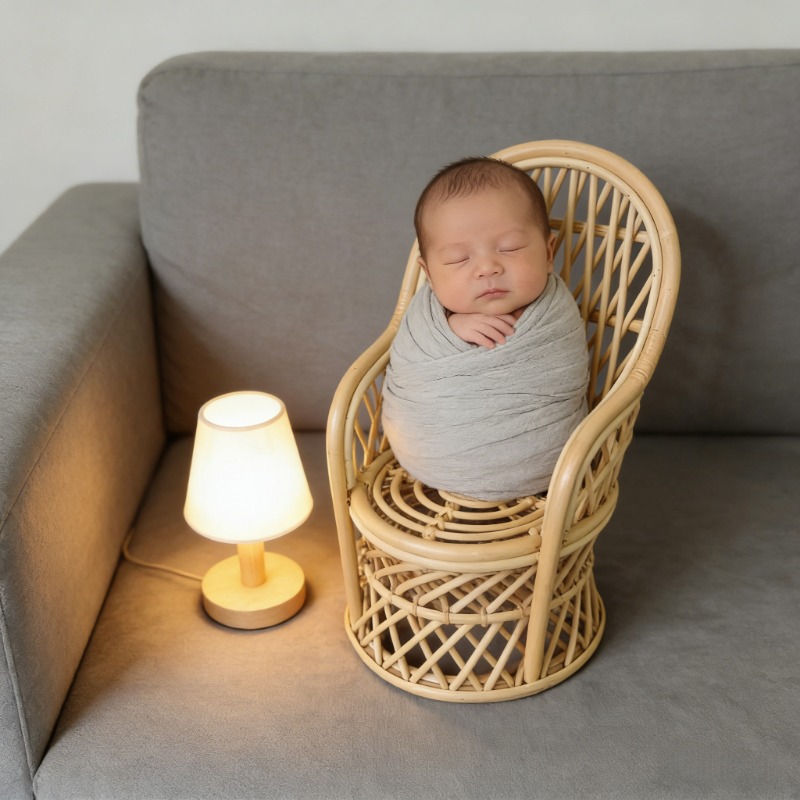 Handmade Vintage Rattan Chair  - Baby Gear recension och pris