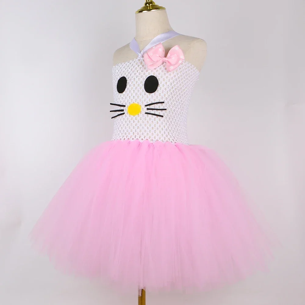 Kitty Costume for Girls Pink T - Toddler Girl Tulle Party Dress recension och pris