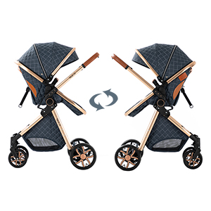 2-in-1 Baby Stroller Compact L - Lightweight Foldable Baby Stroller Compact recension och pris