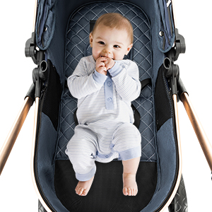 2-in-1 Baby Stroller Compact L - Lightweight Foldable Baby Stroller Compact recension och pris