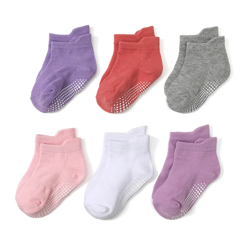 6-Pack Baby Floor Socks  Strip - Unisex Baby Socks Non Slip recension och pris