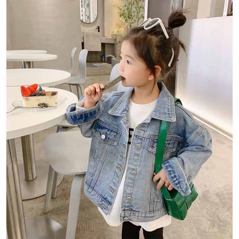 Baby Girls Denim Coat Children - Baby Clothes recension och pris