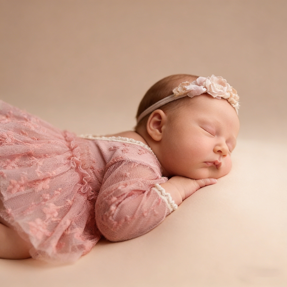 Baby Girl Tutu Dress Pink Lace - Newborn Baby Girl Romper Floral recension och pris