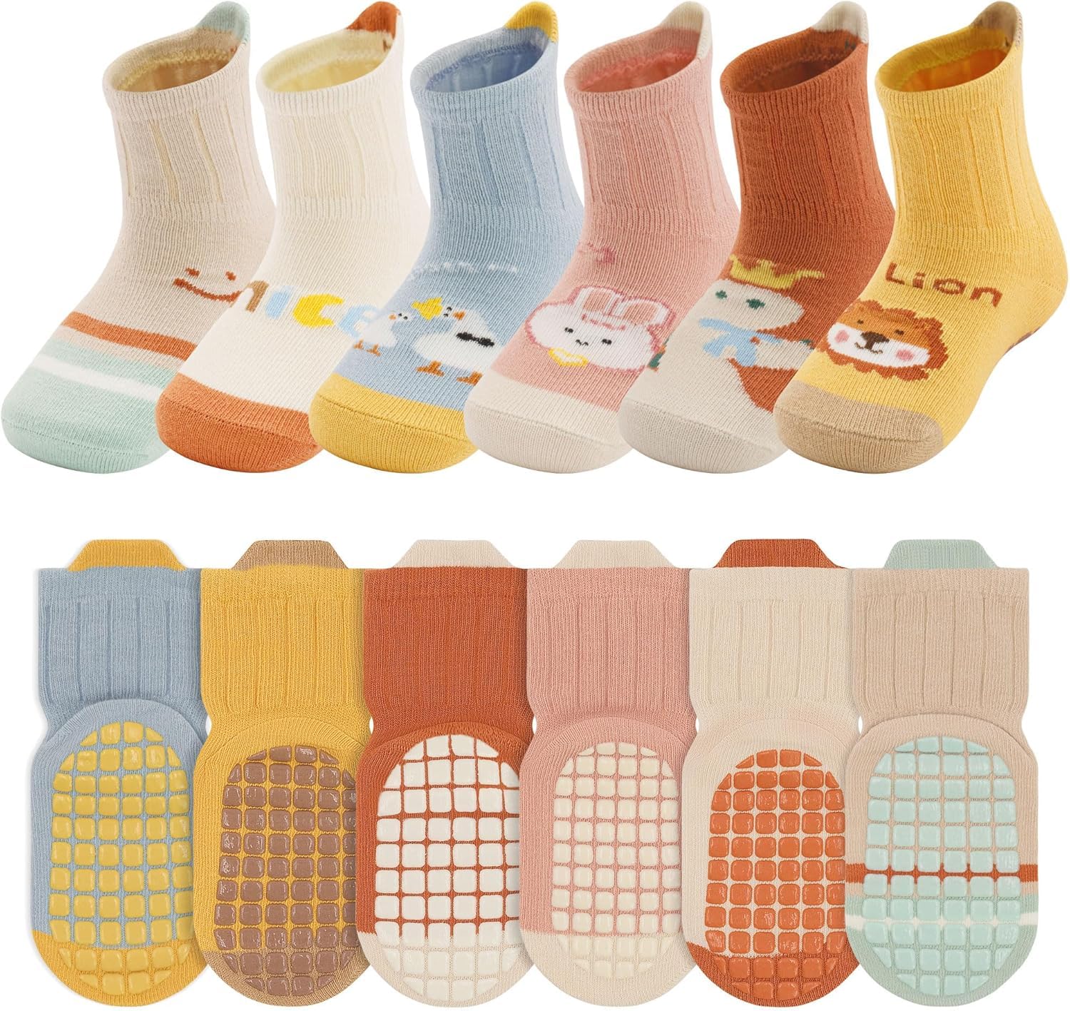 Toddler Non Slip Socks, Cartoo - Unisex Baby Socks Non Slip recension och pris