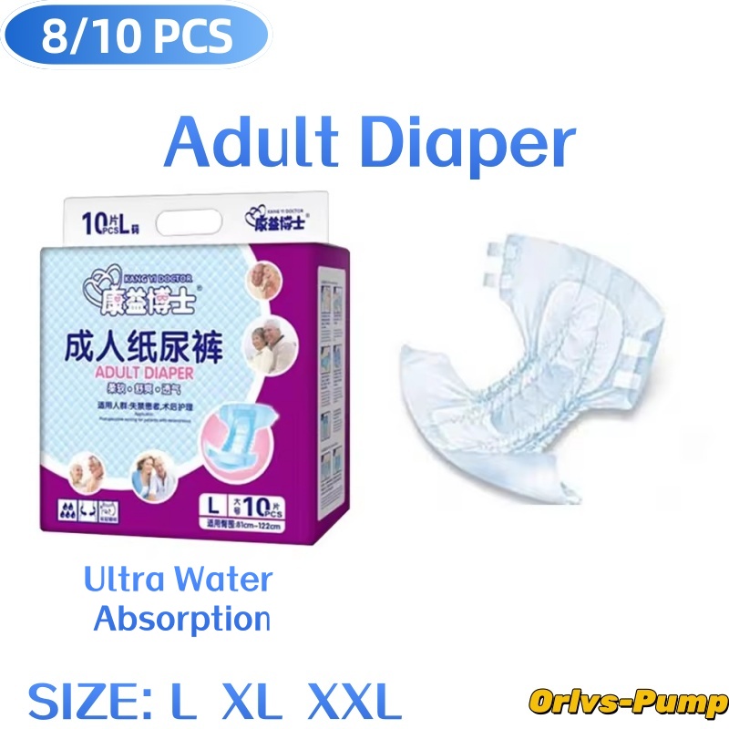 8-10Pcs/bag Adult Elderly Diap - Diapering recension och pris