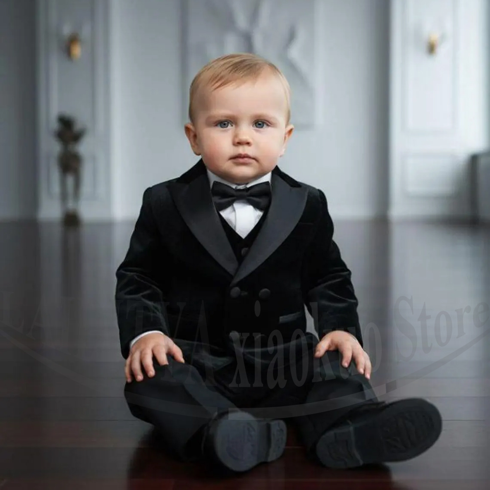 Baby Boys Velvet Suit Set with - Baby Boy Suit Set Baptism recension och pris