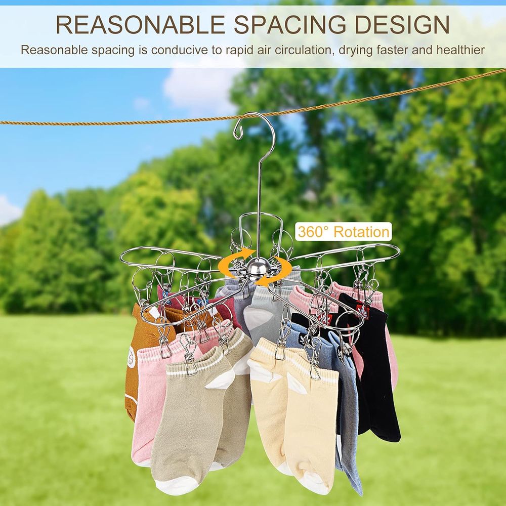 Stainless Steel Clothes Drying - Diapering recension och pris