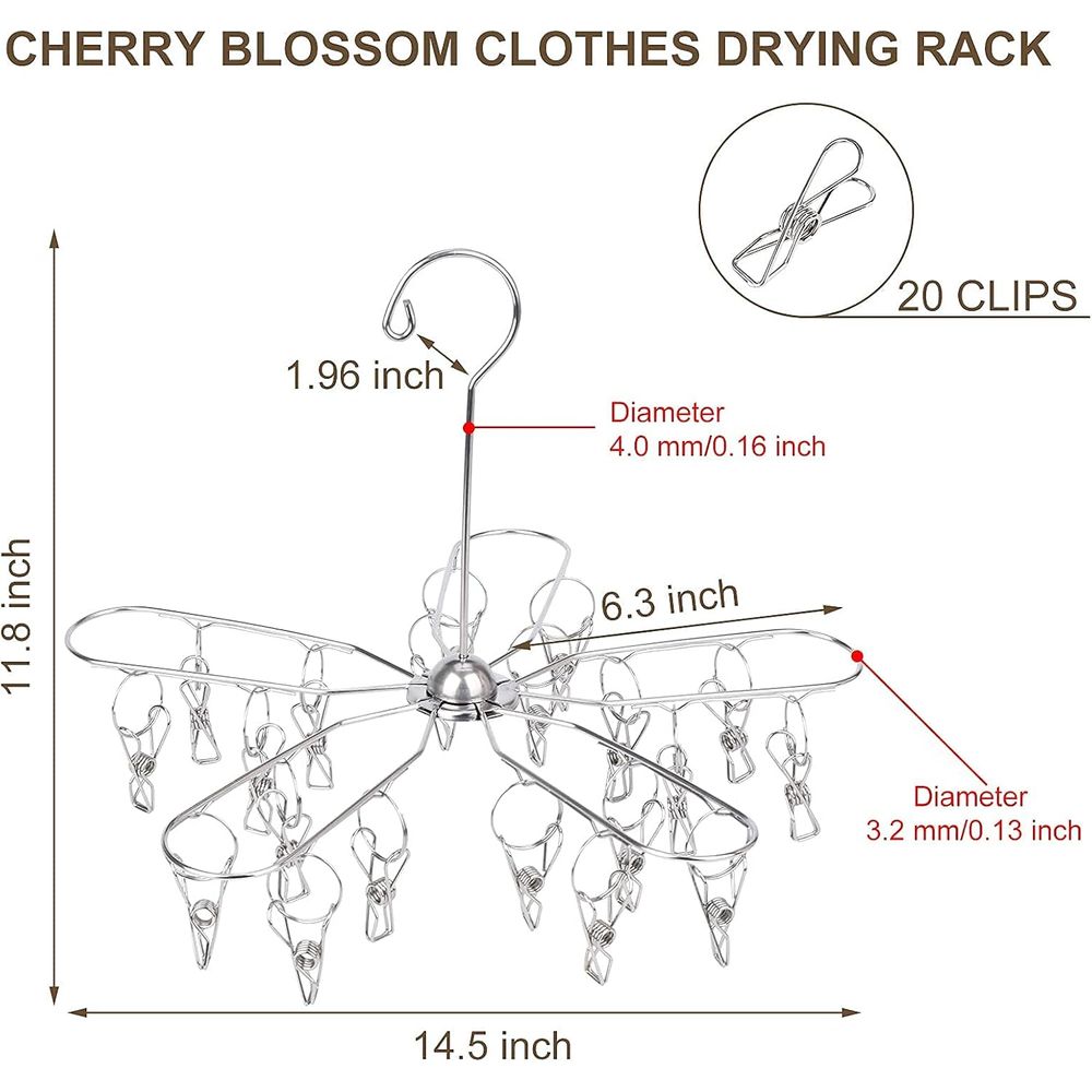 Stainless Steel Clothes Drying - Diapering recension och pris